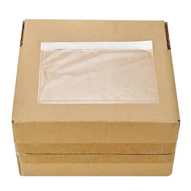 Alt view image 5 of 7 - 100 Packing List Pouches 7.5x5.5 Shipping Label Enclosed Envelopes Adhesive