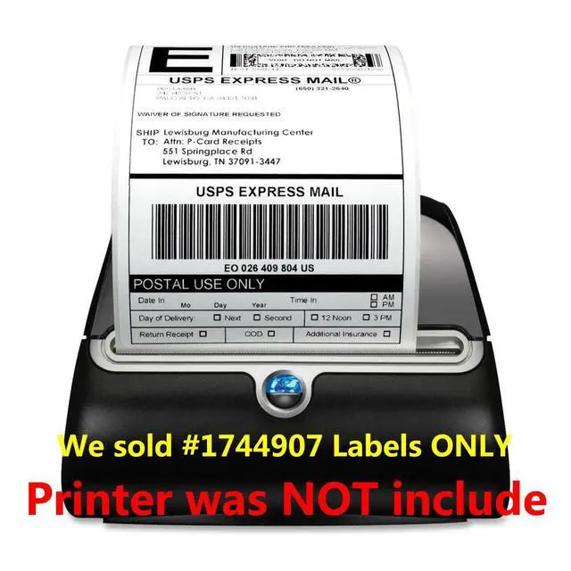 Alt view image 7 of 7 - 2 Roll Dymo 4XL 4X6 Direct Thermal Shipping Labels 220 / Roll 1744907 Compatible