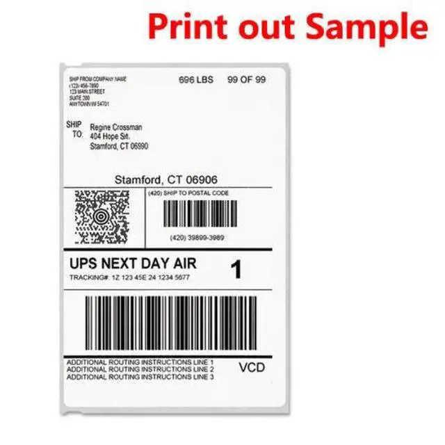 Alt view image 5 of 7 - 2 Roll Dymo 4XL 4X6 Direct Thermal Shipping Labels 220 / Roll 1744907 Compatible