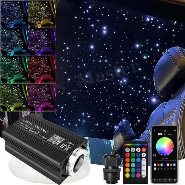 Main image of 500PCS Home Car Headliner Star Light Kit Roof Twinkle Ceiling Lights Fiber Optic