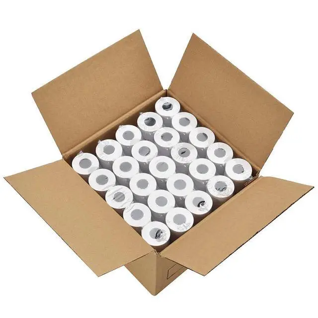 Alt view image 3 of 4 - 2 1/4" x 50' Thermal Paper Credit Card Receipt First Data FD400 VX520 -100 Rolls