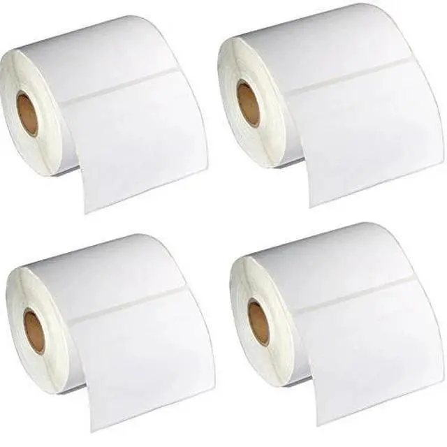 Alt view image 3 of 5 - 6 Rolls 4x6 Perforated Direct Thermal Shipping Labels 250 per roll - 1500 labels