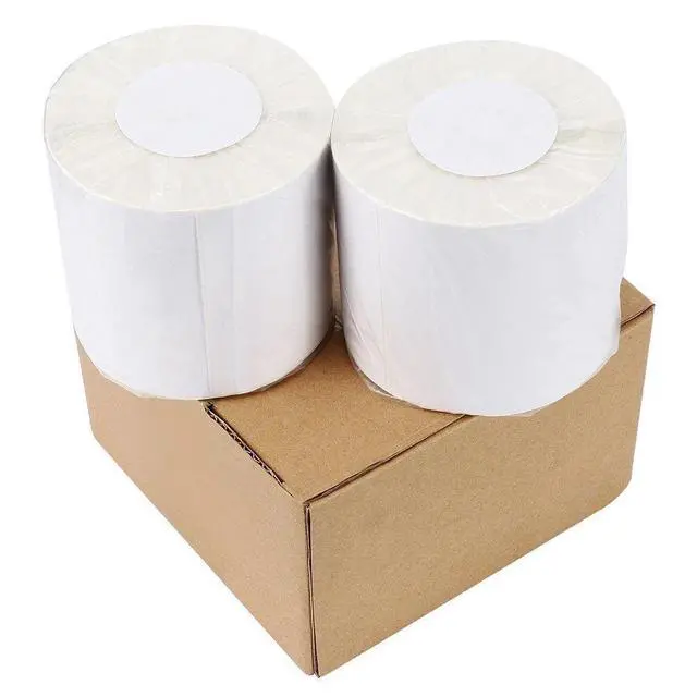 Alt view image 5 of 5 - 6 Rolls 4x6 Perforated Direct Thermal Shipping Labels 250 per roll - 1500 labels