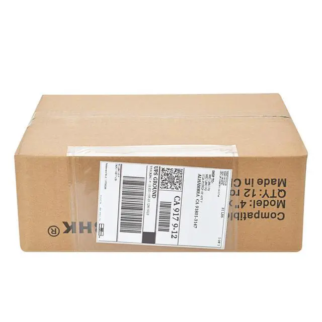 Alt view image 2 of 5 - 100x 7.5 x 5.5 Clear Packing List Pouches Shipping Label Envelopes Self Adhesive