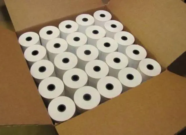 Alt view image 4 of 7 - 50 Rolls Case 2 1/4" x 85' Thermal Cash Register Credit Card POS Receipt Paper