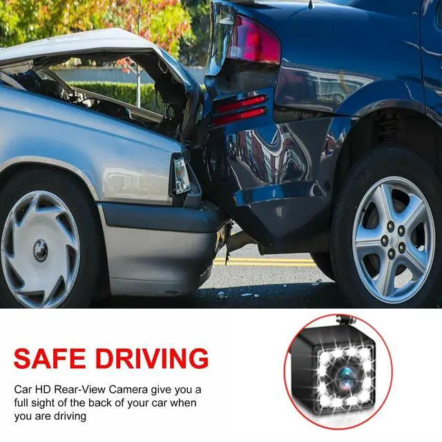Alt view image 3 of 7 - 170° Car Rear View Backup Camera License Plate Reverse Night Vision Waterproof