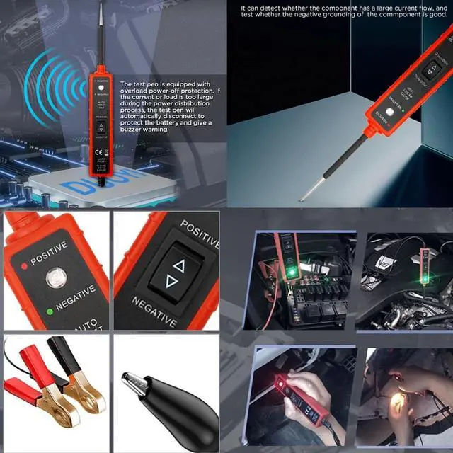 Alt view image 7 of 7 - 6-24V Car Auto Digital Power Probe Circuit Electrical Tester Test Device System