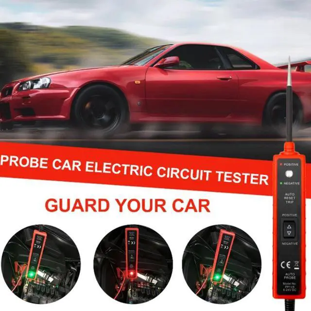 Alt view image 2 of 7 - 6-24V Car Auto Digital Power Probe Circuit Electrical Tester Test Device System