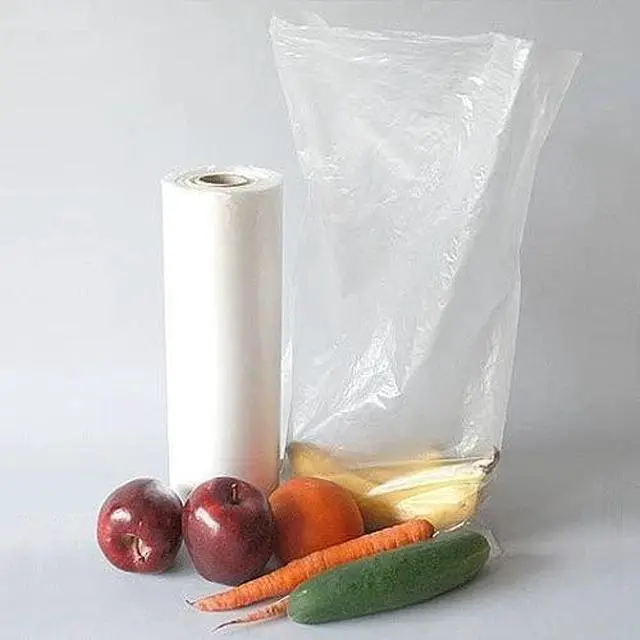 Alt view image 5 of 7 - 350/Roll 12" x 20" Plastic Produce Clear Bag on a Roll - Fruit Vegetable Storage