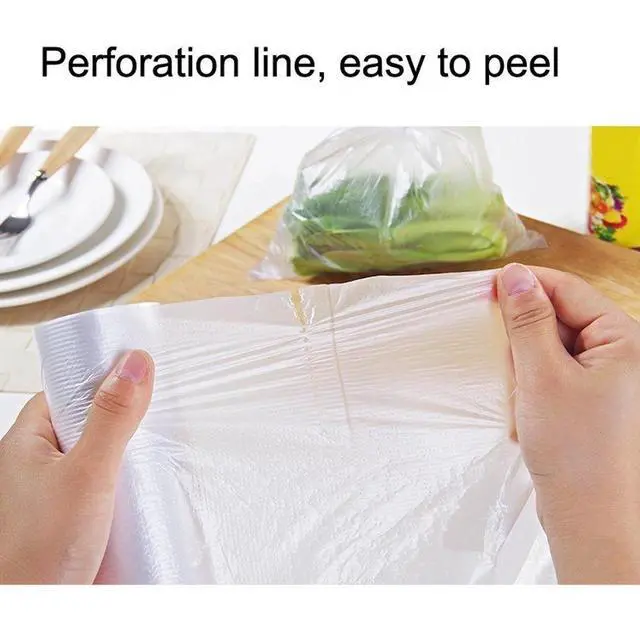 Alt view image 6 of 7 - 350/Roll 12" x 20" Plastic Produce Clear Bag on a Roll - Fruit Vegetable Storage