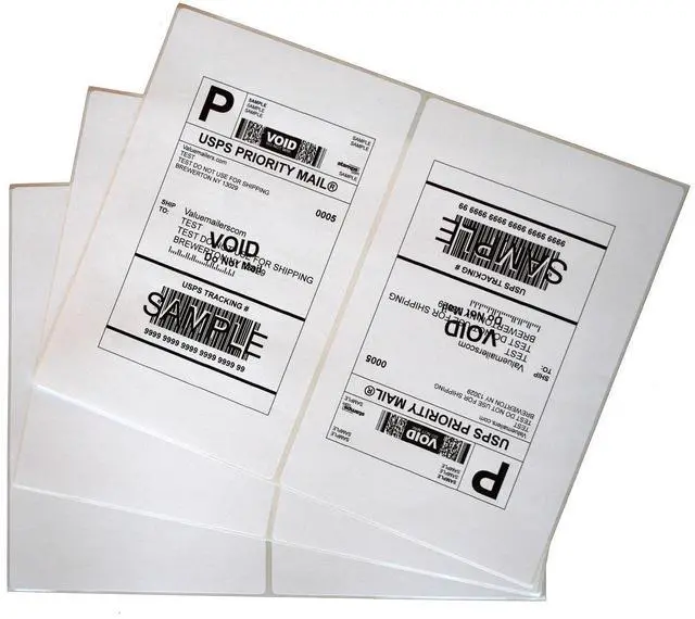 Main image of 300 Round Corner 8.5x5.5 Premium Laser Mailing Shipping Labels For Laser ink
