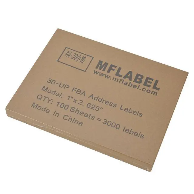 Alt view image 6 of 6 - 2.625x1 15000 Address Laser Ink Jet Shipping Mailing Labels 500 Sheets Adhesive