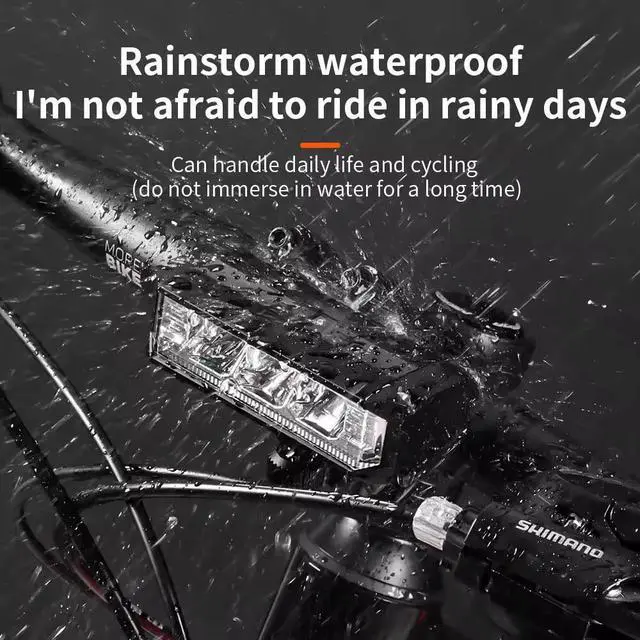 Alt view image 5 of 7 - Waterproof Super Bright LED Bike Light USB Rechargeable Bicycle Front Headlight