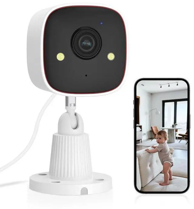 Main image of 3MP WiFi Wireless Indoor Home Security Camera Night Vision Baby Pet Monitor