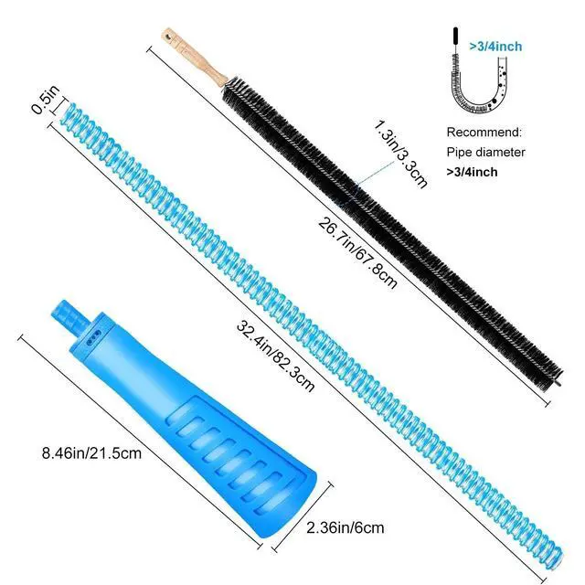 Alt view image 4 of 7 - Dryer Vent Cleaner Kit Vacuum Attachment Hose with Lint Remover Cleaning Brush