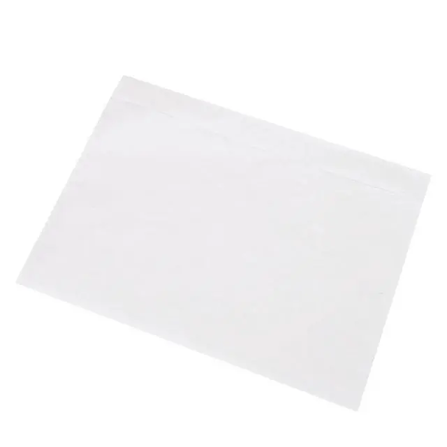 Alt view image 5 of 5 - 100 7.5 x 5.5 Clear Adhesive Top Loading Packing List Shipping Labels Envelopes