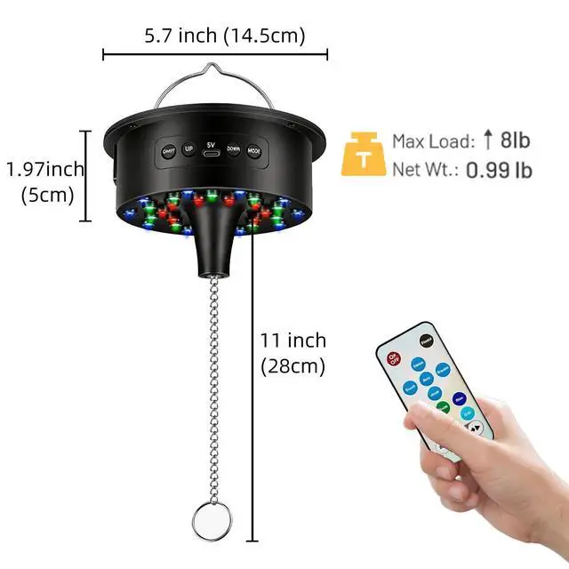 Alt view image 2 of 7 - Disco Motor Rotating Mirror Ball Spinner w/ Remote Adjustable Speed for DJ Party