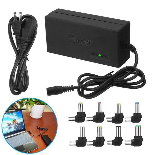 Alt view image 2 of 7 - Universal Laptop Charger Adapter For Notebook 12-24V Adjustable 96W Power Supply
