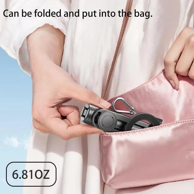 Alt view image 7 of 7 - 4 in 1 Multifunctional Magnetic Selfie Stick Tripod Remote for Travel Vlogging