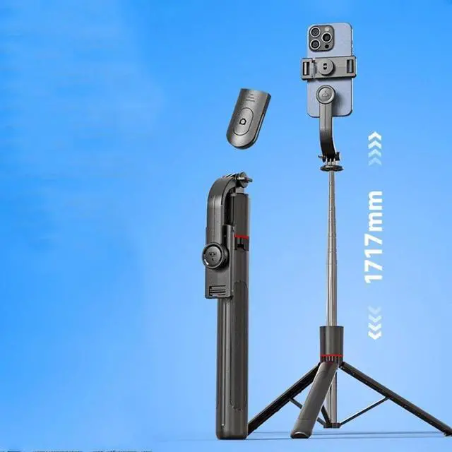 Alt view image 4 of 7 - 68 inch Selfie Stick Tripod Remote Desktop Stand Phone Holder