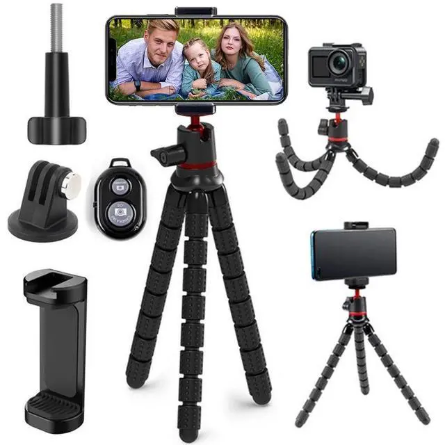 Main image of 360 Rotation Flexible Octopus Tripod for Smartphone/DSLR/Sports Action Camera US