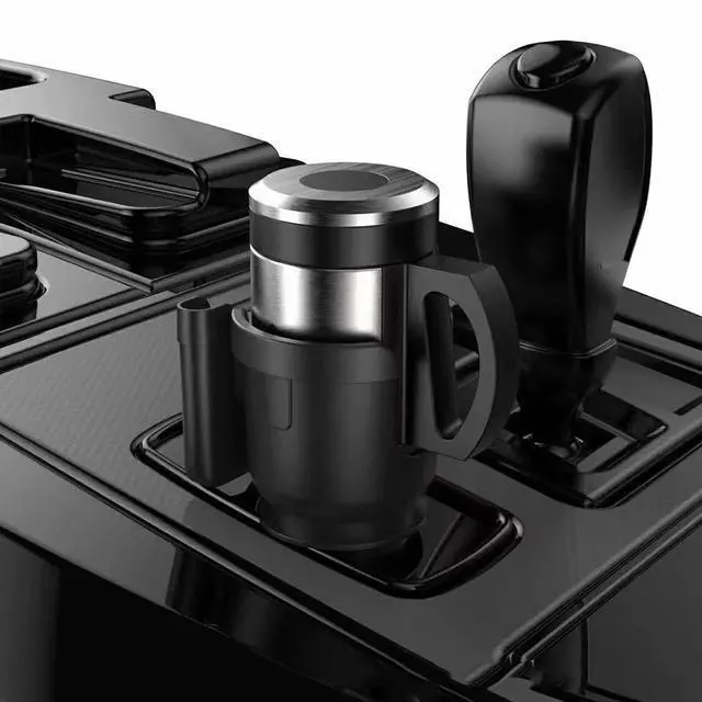 Alt view image 3 of 7 - 2-in-1 Car Cup Holder Expander Adapter with Phone Holder Organizer For Drinks US