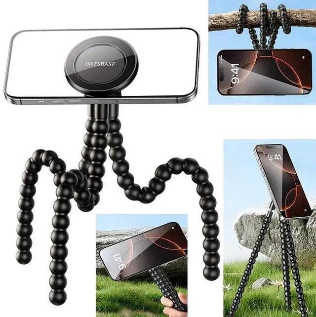Main image of Mini Octopus Tripod Mount Magnetic Travel Phone Holder Stand for Video Recording
