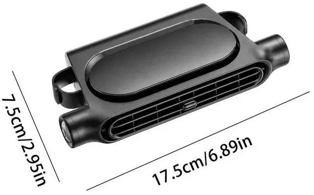 Alt view image 7 of 7 - Car Seat Back Cooling Fan 3-Speed Portable Headrest Fan for Vehicle SUV RV Truck