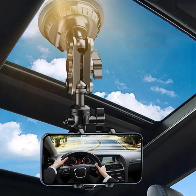 Alt view image 7 of 7 - 360° Rotation Suction Cup Car Phone Holder Dashboard Windshield Cell Phone Mount