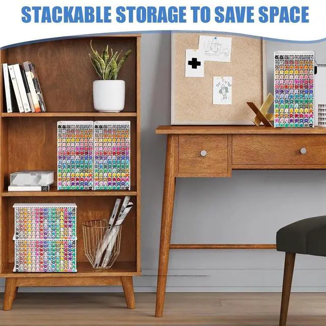 Alt view image 4 of 7 - Artist Marker Case-Adjustable Divider Organizer with Secure Storage for 4-5 Pens