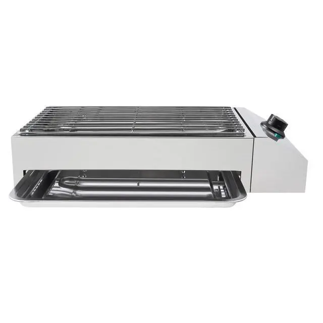 Alt view image 5 of 7 - Electric Indoor outdoor Grill Portable Smokeless Non-Stick Cooking BBQ Griddle