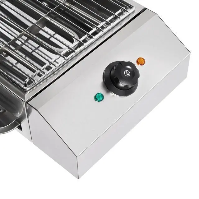 Alt view image 3 of 7 - Electric Indoor outdoor Grill Portable Smokeless Non-Stick Cooking BBQ Griddle