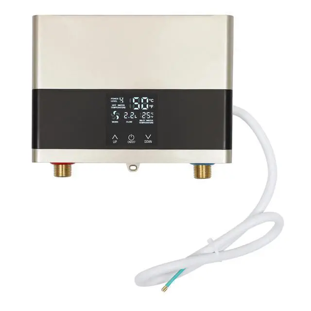 Alt view image 5 of 7 - 4000W Electric Tankless Water Heater Constant Temperature Instant Boiler