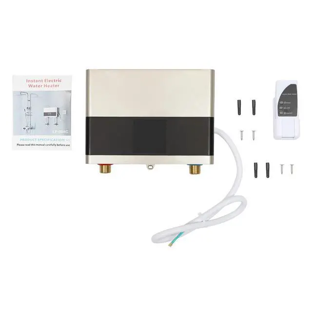 Alt view image 6 of 7 - 4000W Electric Tankless Water Heater Constant Temperature Instant Boiler