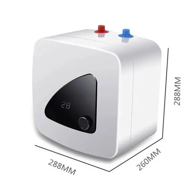 Alt view image 7 of 7 - Compact Mini-Tank Storage 8L 110V 1500W Instant Electric Hot Water Heater Shower
