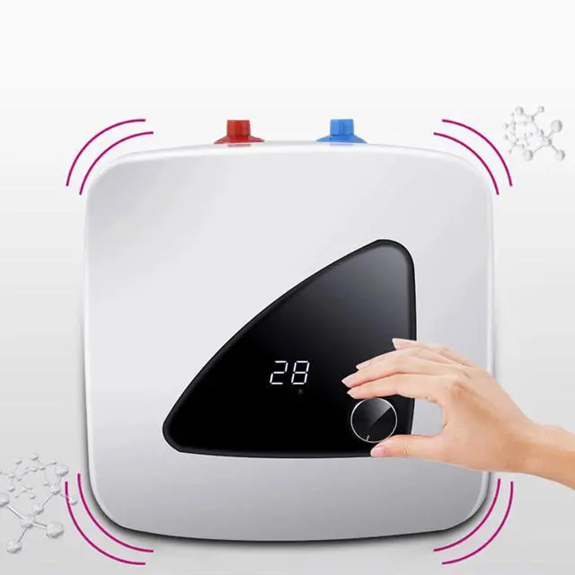 Alt view image 4 of 7 - Compact Mini-Tank Storage 8L 110V 1500W Instant Electric Hot Water Heater Shower