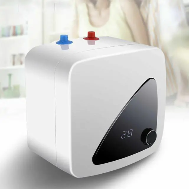 Alt view image 5 of 7 - Compact Mini-Tank Storage 8L 110V 1500W Instant Electric Hot Water Heater Shower