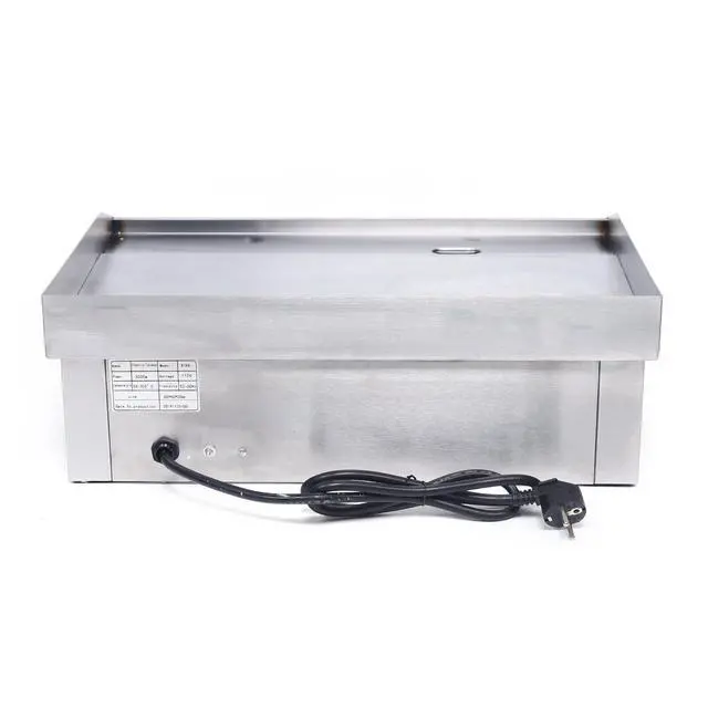 Alt view image 4 of 7 - 3000W Electric Griddle Portable Flat Top Outdoor Cooking BBQ Grill Table Stove
