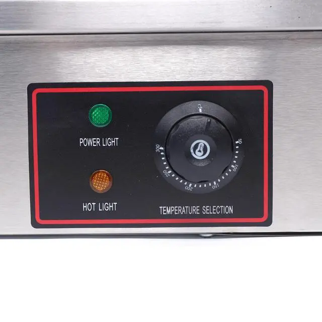 Alt view image 6 of 7 - 3000W Electric Griddle Portable Flat Top Outdoor Cooking BBQ Grill Table Stove
