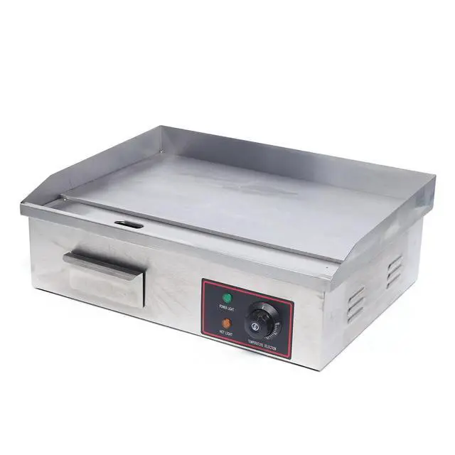 Alt view image 2 of 7 - 3000W Electric Griddle Portable Flat Top Outdoor Cooking BBQ Grill Table Stove