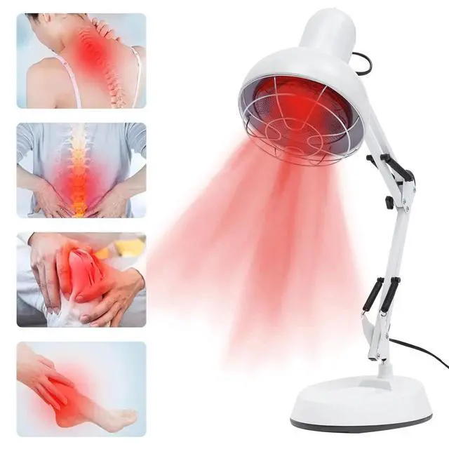 Alt view image 2 of 7 - Infrared Lamp, Near Infrared Red Light Therapy Heat Lamp with Stand for Relieve