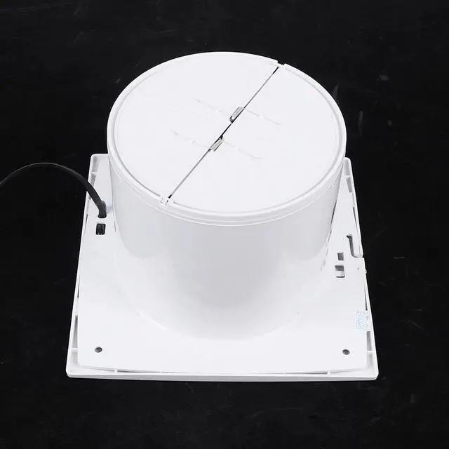 Alt view image 5 of 7 - 6" Wall-Mounted Exhaust Fan Silent Ventilation Extractor For Toilet Kitchen Vent