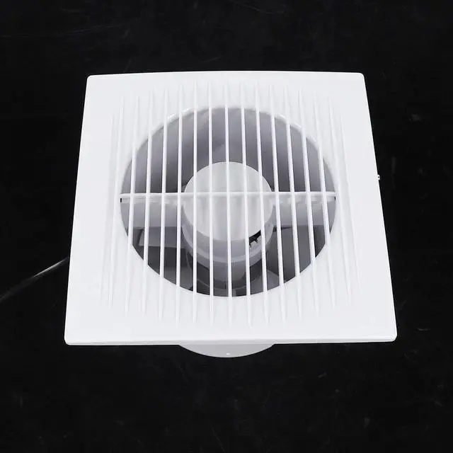 Alt view image 3 of 7 - 6" Wall-Mounted Exhaust Fan Silent Ventilation Extractor For Toilet Kitchen Vent