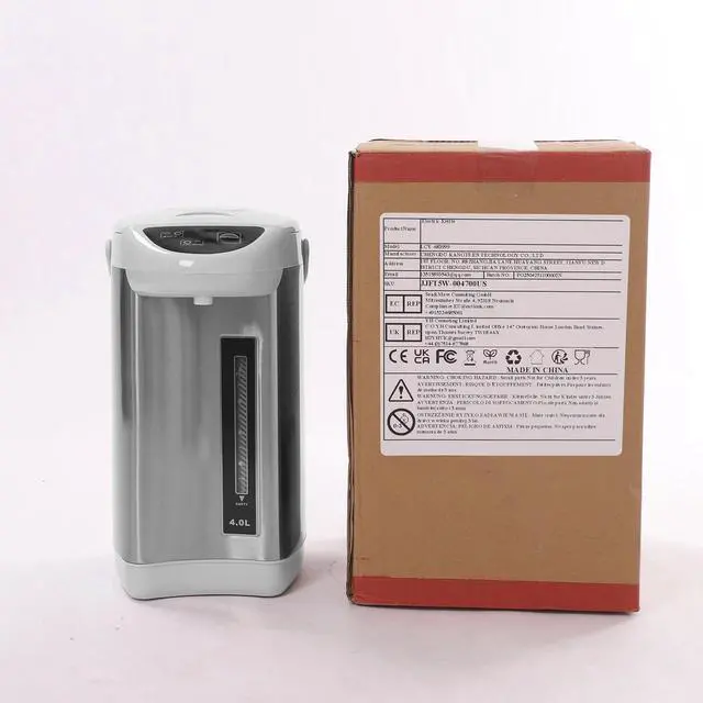Alt view image 6 of 7 - Stylish 4L Electric Water Boiler with Premium Stainless Steel & Fast Heating