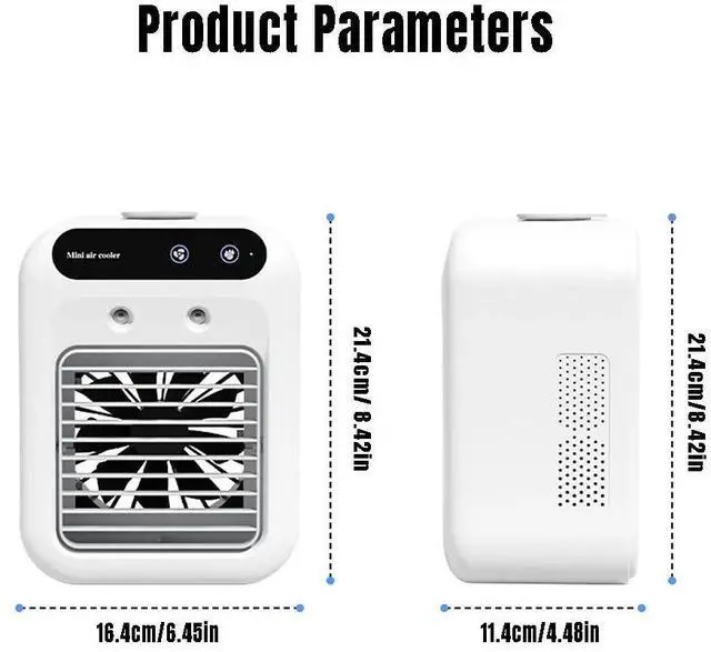 Alt view image 7 of 7 - 3in1 Air Cooling Fan Portable Air Conditioner Cooler Evaporative With Humidifier