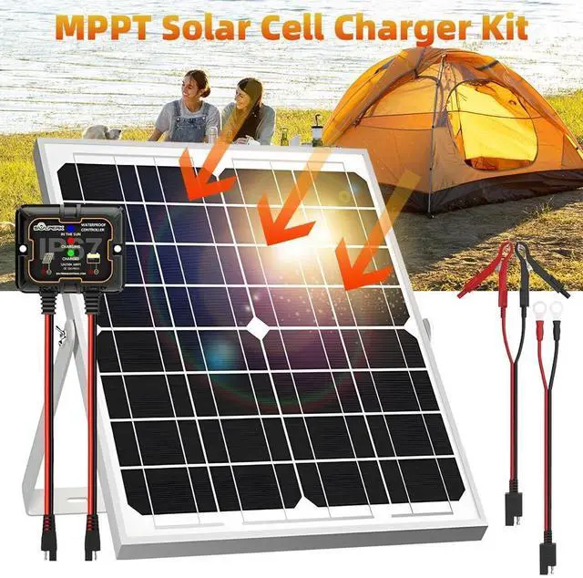 Main image of 30W Solar Panel Kit 16V Solar Battery Trickle Charger Maintainer for Boat Car RV