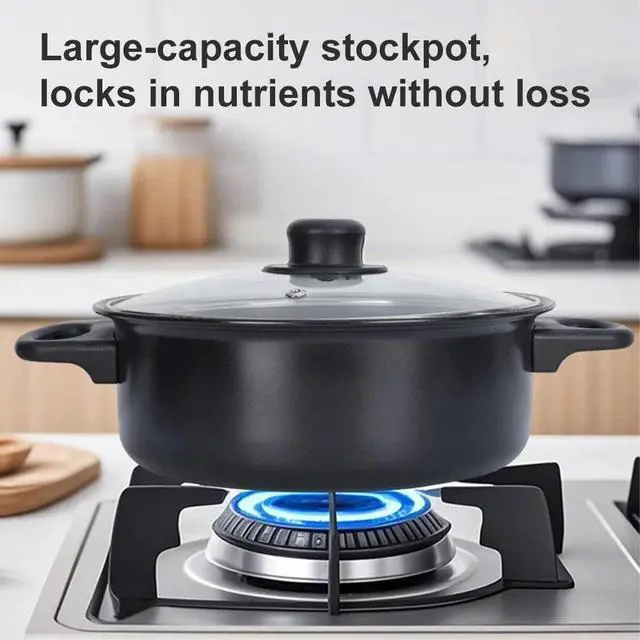 Alt view image 7 of 7 - 13PCS Cookware Set Nonstick Pots and Pans Home Kitchen Cooking Stainless Steel