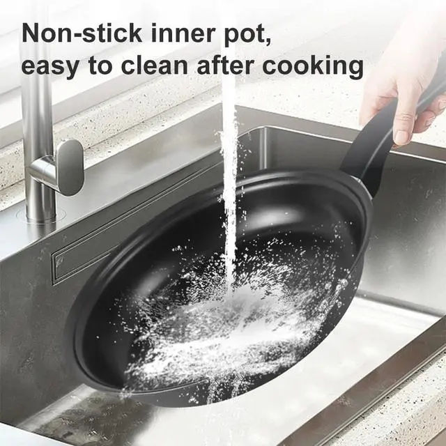Alt view image 4 of 7 - 13PCS Cookware Set Nonstick Pots and Pans Home Kitchen Cooking Stainless Steel