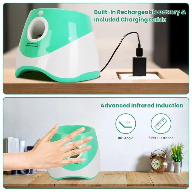 Alt view image 6 of 7 - Automatic Dog Ball Launcher Included 6 Tennis Balls Dog W/ 3 Adjustable Launch