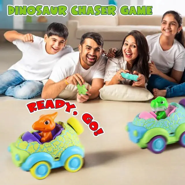 Alt view image 7 of 7 - Remote Control Car for Toddlers, Dinosaur Car for Kids Age 2-4, Babies Toys